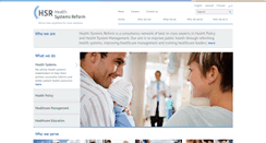 Desktop Screenshot of healthsystemsreform.com